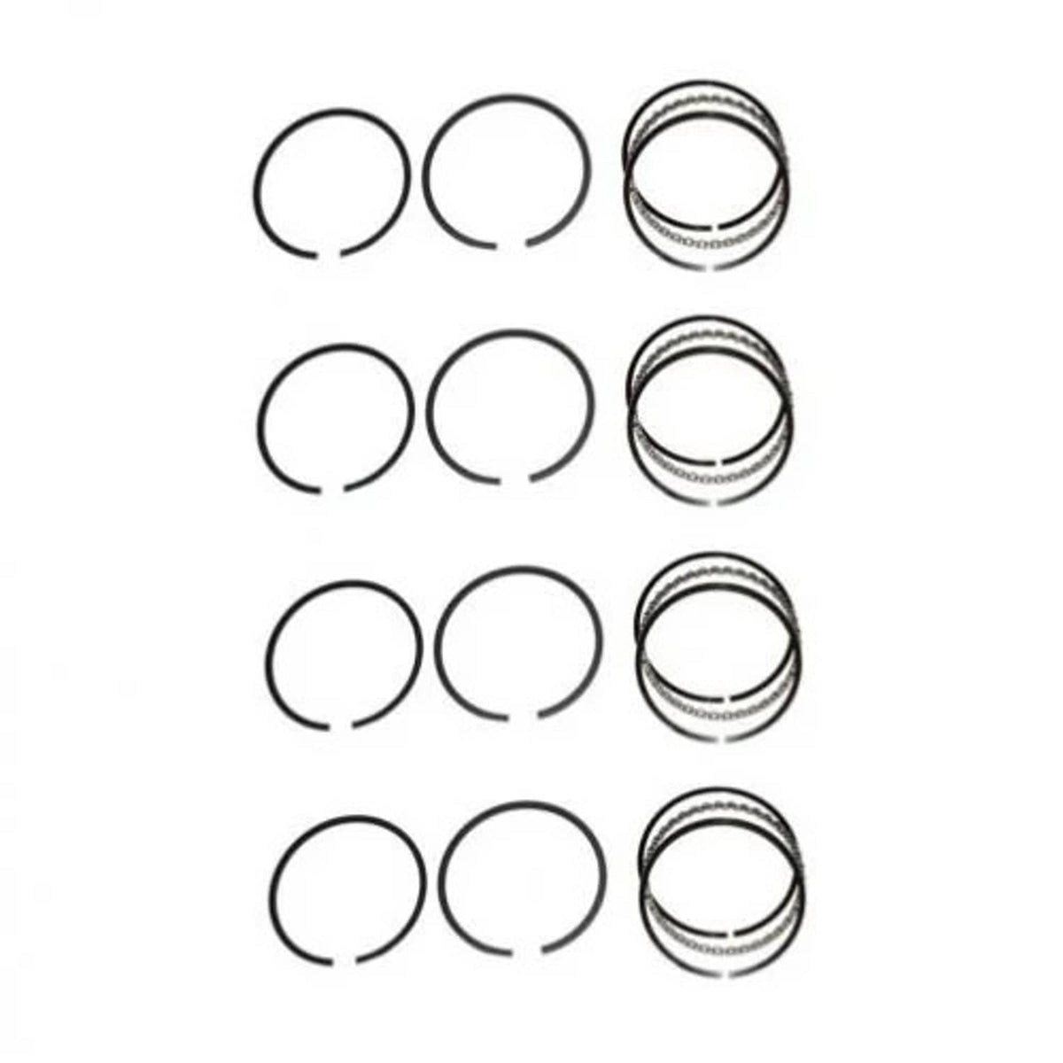 Bethesda Industrial Piston Ring Set - .060" Oversize - 4 Cylinder fits New Holland fits Ford 4000