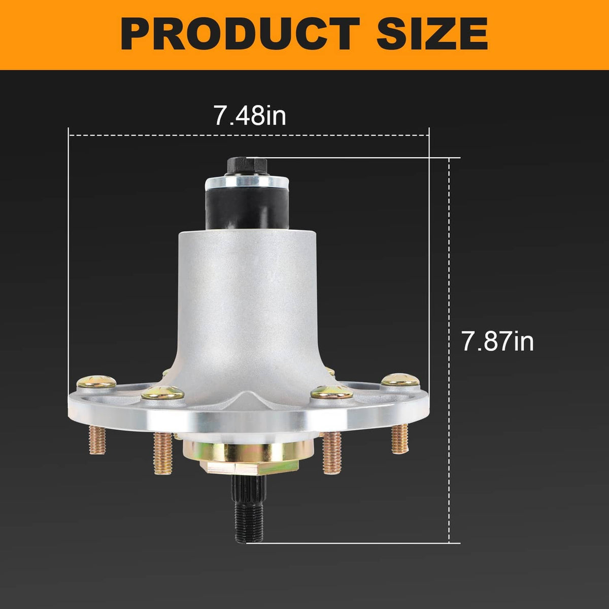 Bethesda Industrial Deck Spindle Assembly for Exmark 48 52 60 and 72 inch Lazer Z X-Series 109-6917