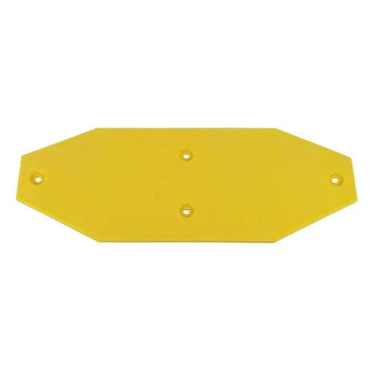 Bethesda Industrial Poly Skid Shoe 7" x 18" Panel - Yellow 2 pack fits John Deere 915 920 925 930