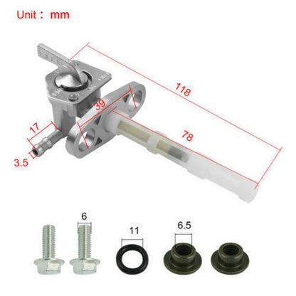 Bethesda Industrial Fuel Petcock Valve Gas Tank Shut Off Switch For Honda XR50R XR70R XR80R XR100R