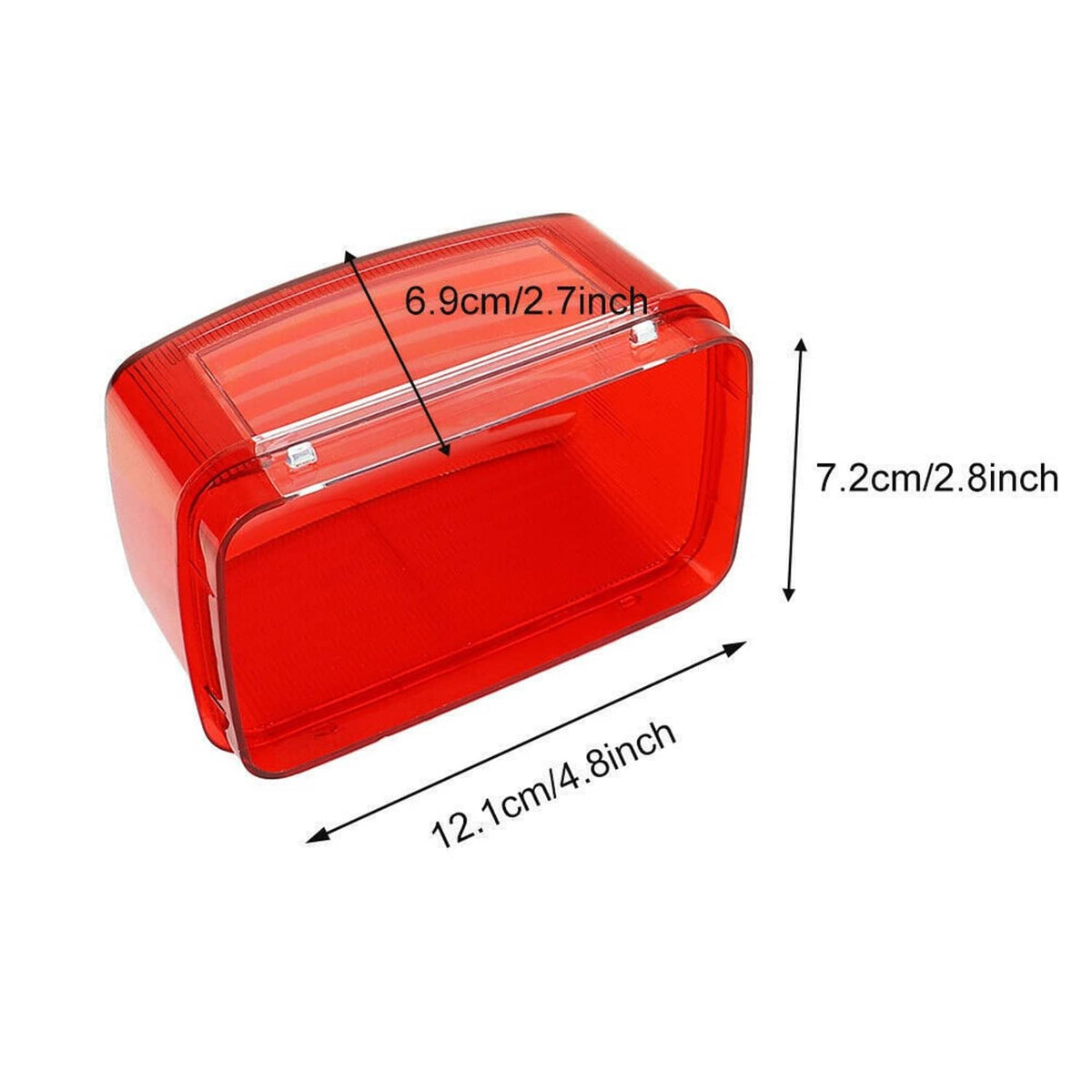 Bethesda Industrial Red Tail Light Lens Kodiak Grizzly Bigbear Bruin For Yamaha Rhino 450 660 700