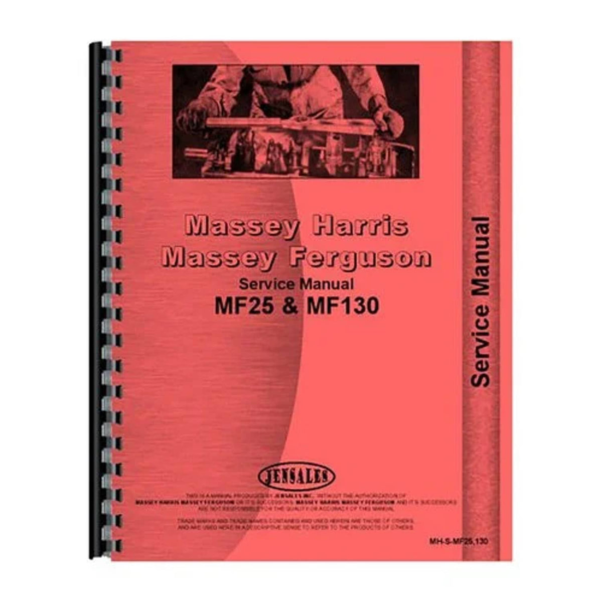 Bethesda Industrial Service Manual fits Massey Ferguson 25 130