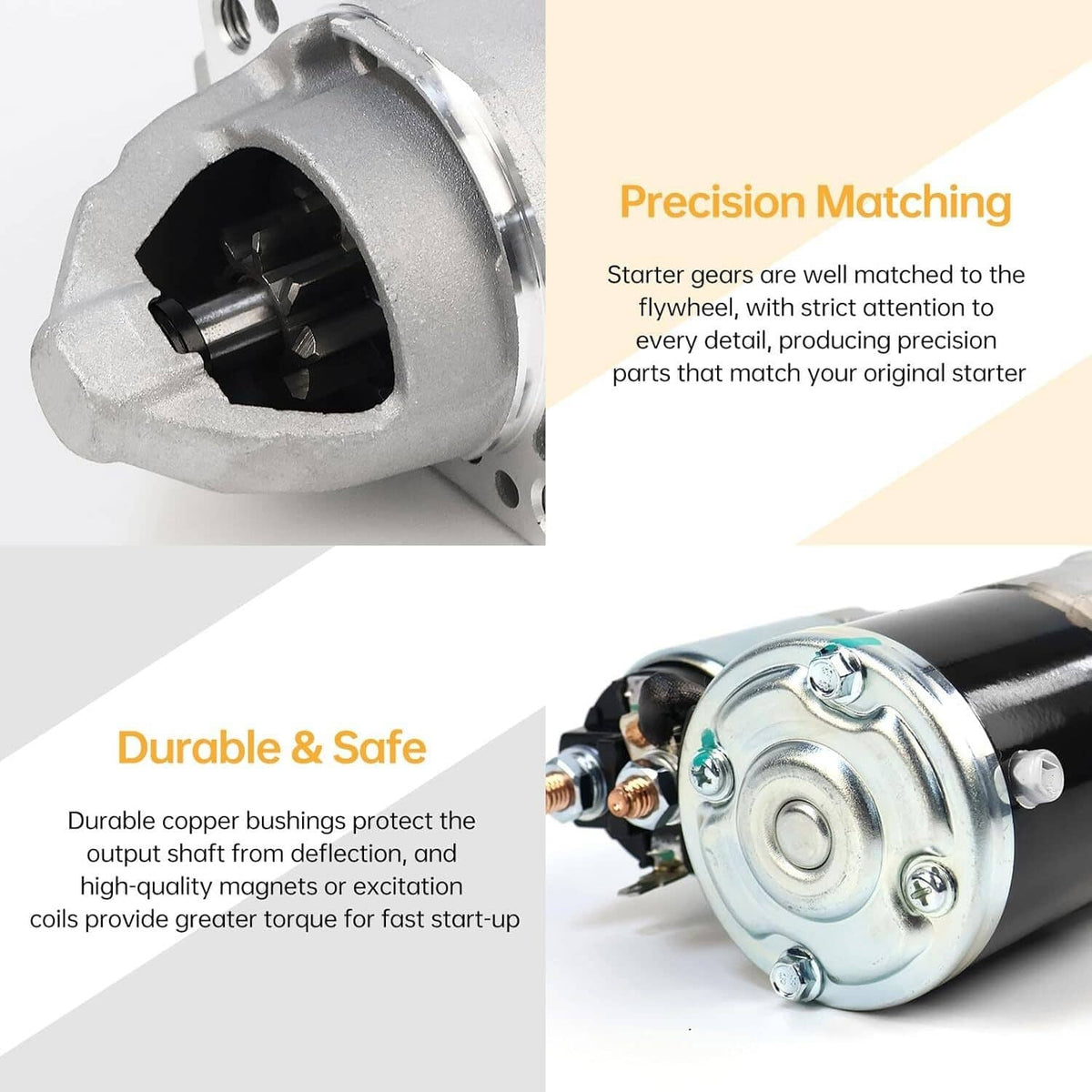 Bethesda Industrial Starter Motor for Dodge Avenger Journey Jeep Compass Patriot 2.0L 2.4L 117994