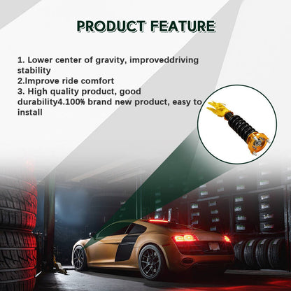 Bethesda Industrial Coilovers Suspension Kit For 06-11 Honda CIVIC Adjustable Height Shocks Struts