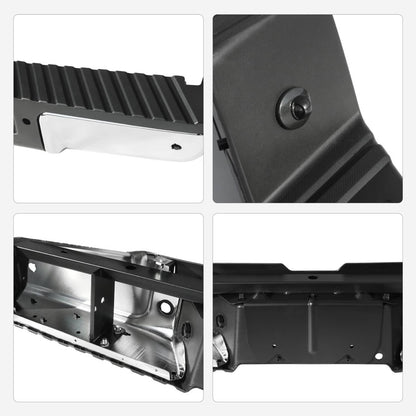 Bethesda Industrial For 2008-2016 Ford F250 F350 Super Duty Rear Step Bumper Assembly w/ Sensor Hole