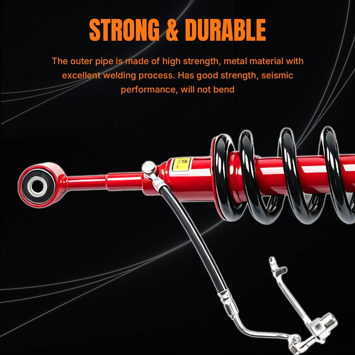 Bethesda Industrial Pair Front Shock Strut Spring Assy For Toyota 4Runner Limited 4WD 2010-2024 4.0L
