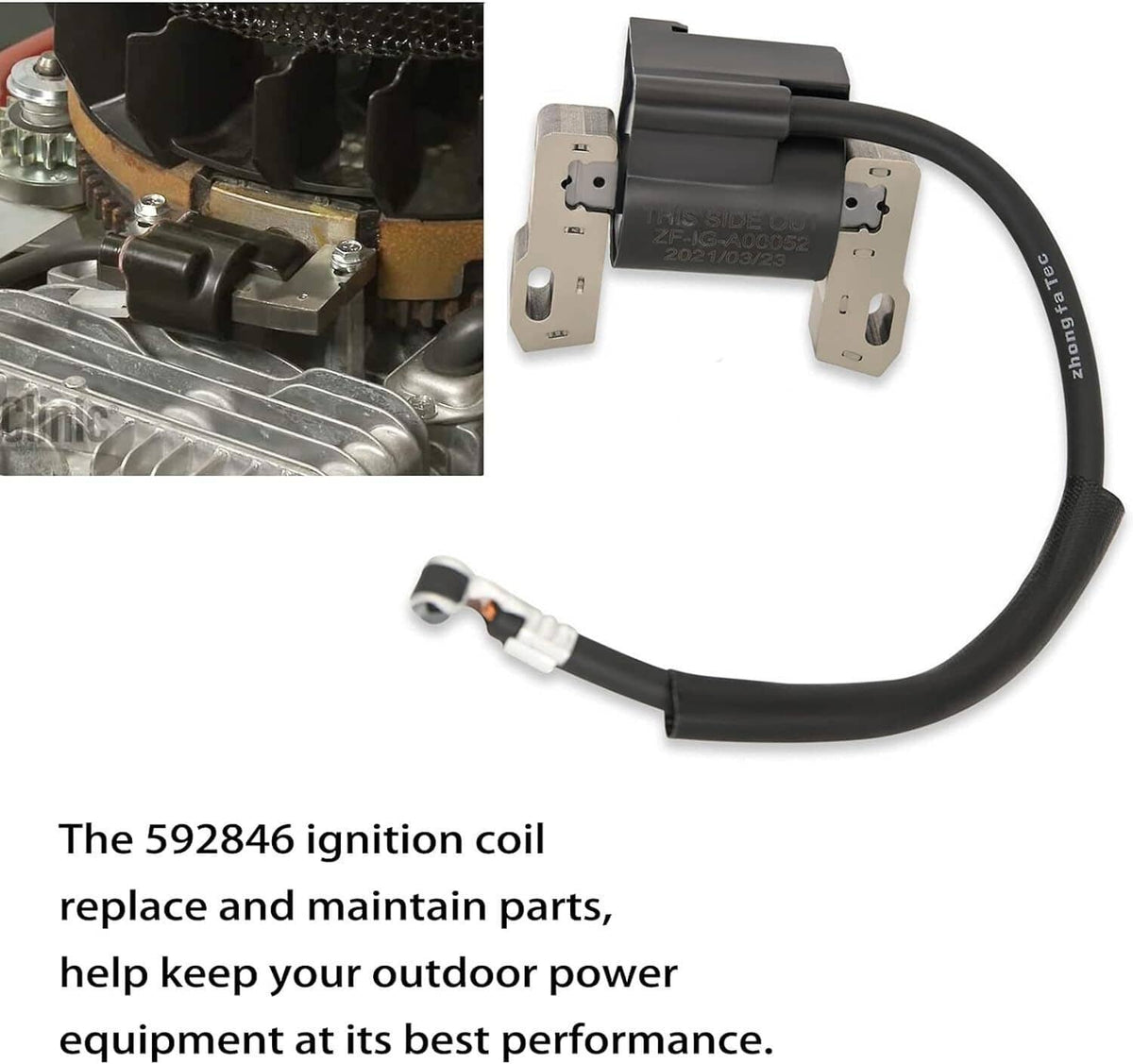 Bethesda Industrial 2x Ignition Coil Fits For Briggs & Stratton 446777 446877 543477 592846 691060