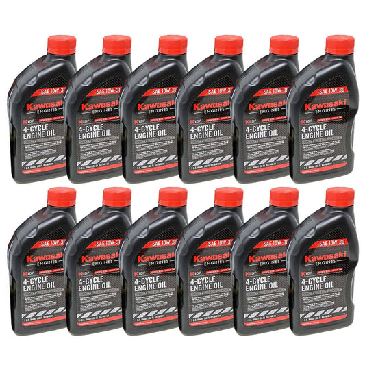 Bethesda Industrial 12PK Quart Genuine OEM Kawasaki 4 Cycle Engine Oil K-TECH SAE 10W-30 99969-6081