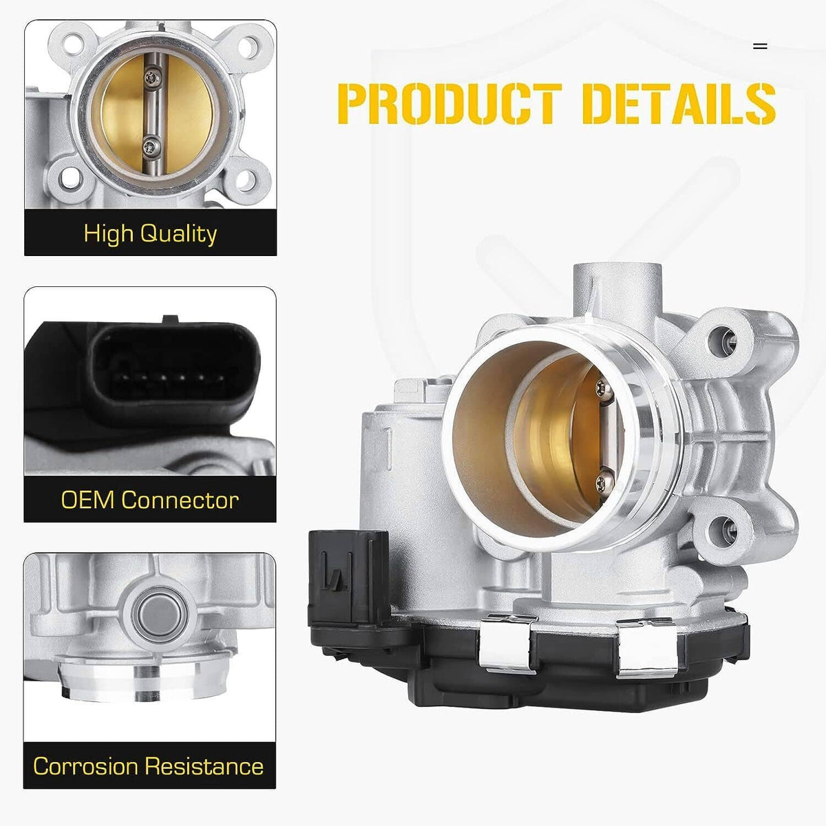 Bethesda Industrial Throttle Body 12671379 for 2016-2019 GM Cruze Encore 1.4L Malibu Equinox 1.5L
