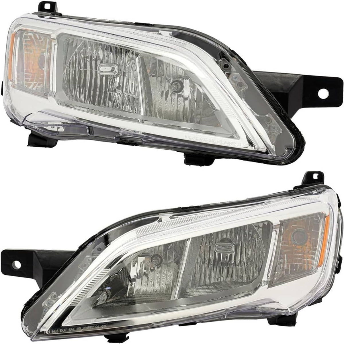 Bethesda Industrial Pair Left+Right Halogen Headlights For 2023-2026 Dodge Ram Promaster 1500 2500