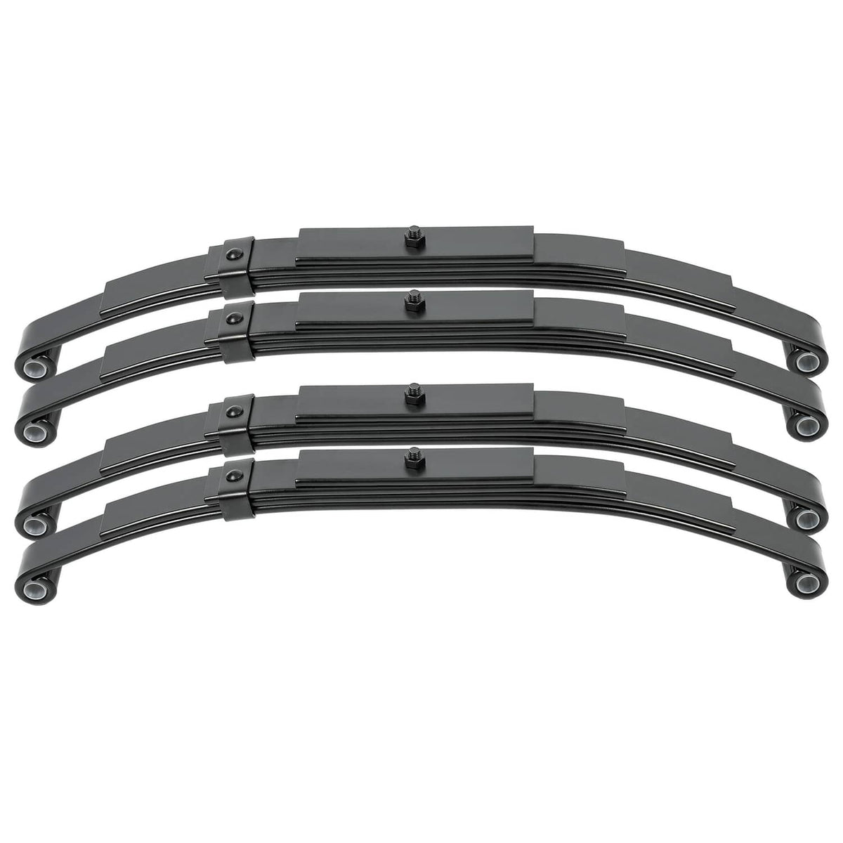 Bethesda Industrial Tandem Trailer Axle Suspension Kit U-bolt Hanger Kit 4 Leaf Springs Equalizer
