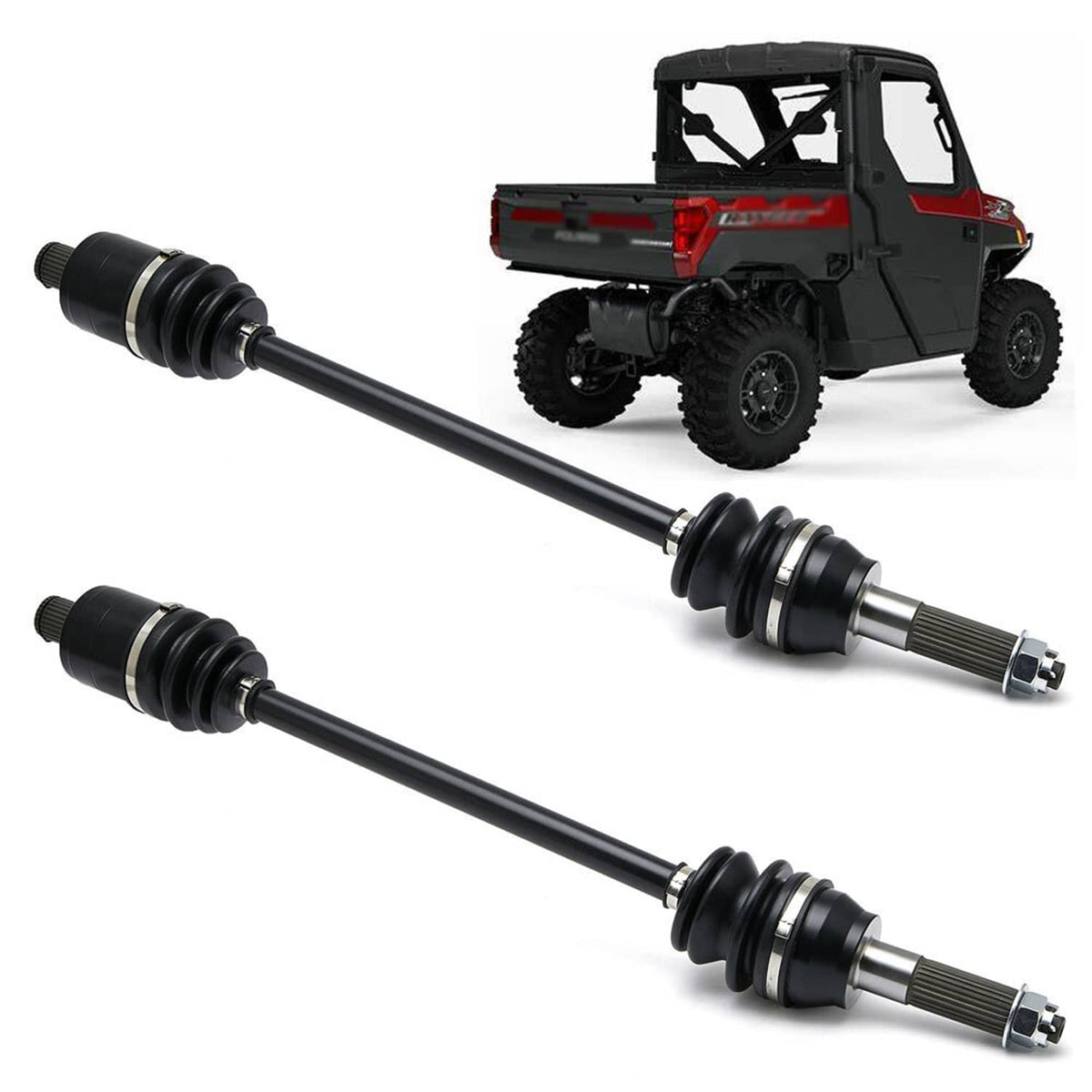 Bethesda Industrial 2Pcs Rear CV Axle Drive Shaft For Polaris Ranger Crew XP 1000 2017 2018 2019