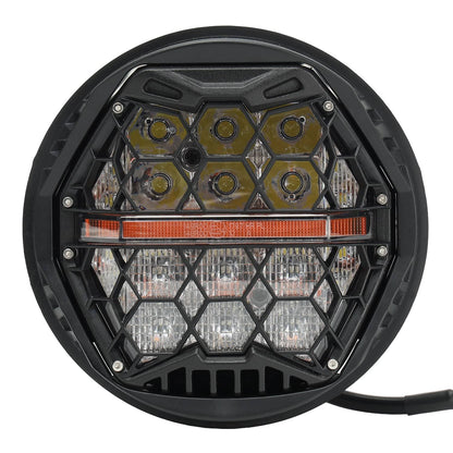 Bethesda Industrial Plug&Play 5.75'' LED Headlight with Hi/Low DRL For Harley StreetBob Super Glide