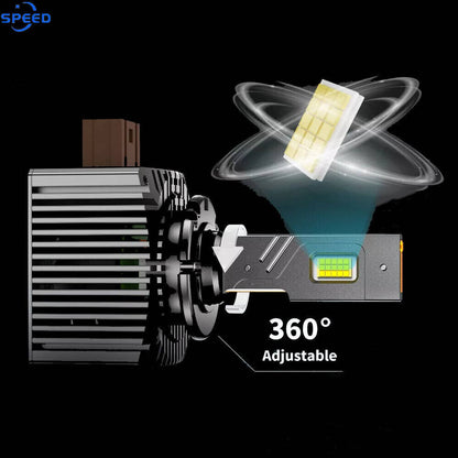 Bethesda Industrial Set D1S D1R LED Headlight Bulbs 240W 6000K Super White HID Xenon Conversion Kit
