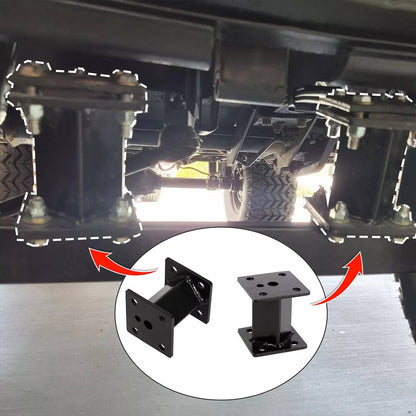 Bethesda Industrial 4" Block Lift Kit Golf Cart Fit EZGO Marathon Electric 1975-1993 Front & Rear