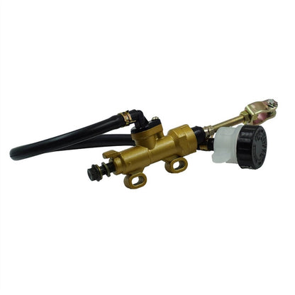 Bethesda Industrial Silver Rear Brake Master Cylinder Pump Reservoir for ATV Motorcycle Dirt Bike
