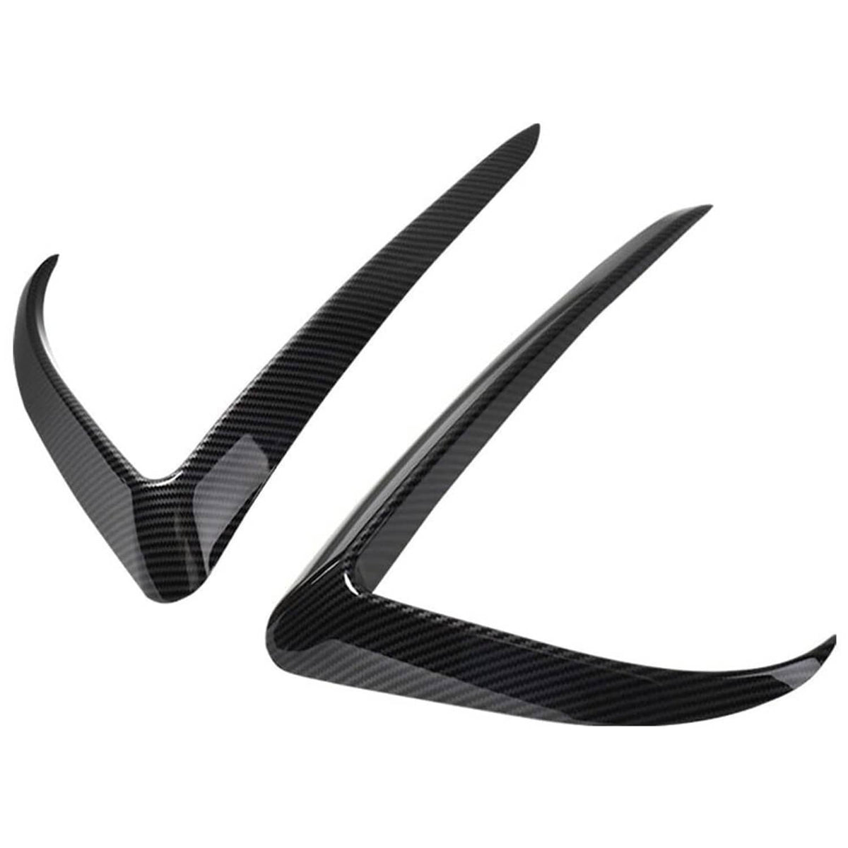 Bethesda Industrial Front Fog Light Eyebrow Cover Trim Carbon Fiber Style For Tesla Model 3 2017+ U8
