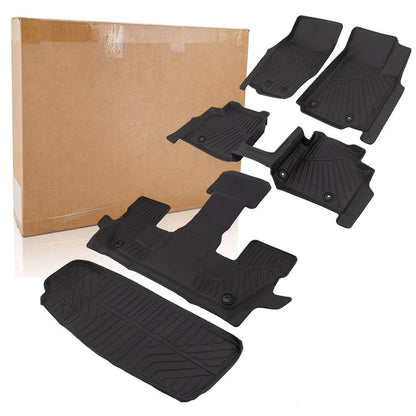 Bethesda Industrial All Weather Front Rear Floor Mats & Cargo Liners For Jeep Grand Cherokee L 21-25