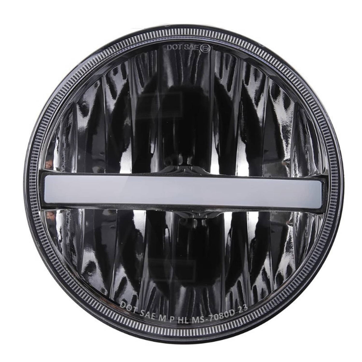 Bethesda Industrial Pair 7" inch Round Halo LED Headlights DRL Turn For Chevrolet Bel Air