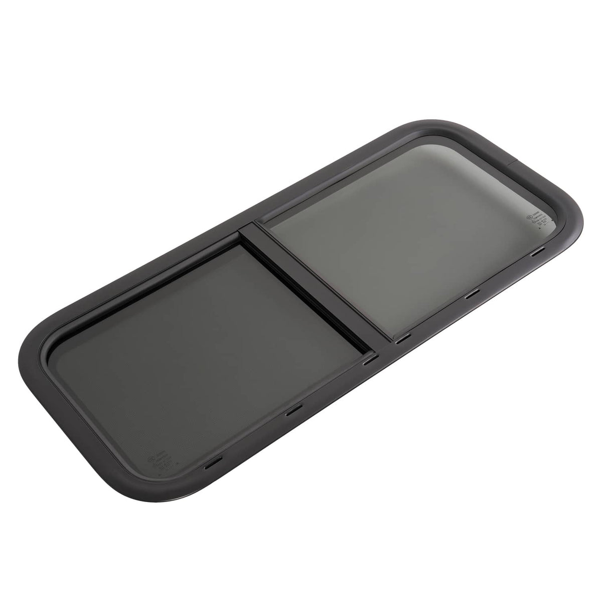 Bethesda Industrial 36" W x 15" H Horizontal Slider RV Window For Cargo Trailer W/ Screen Trim Ring