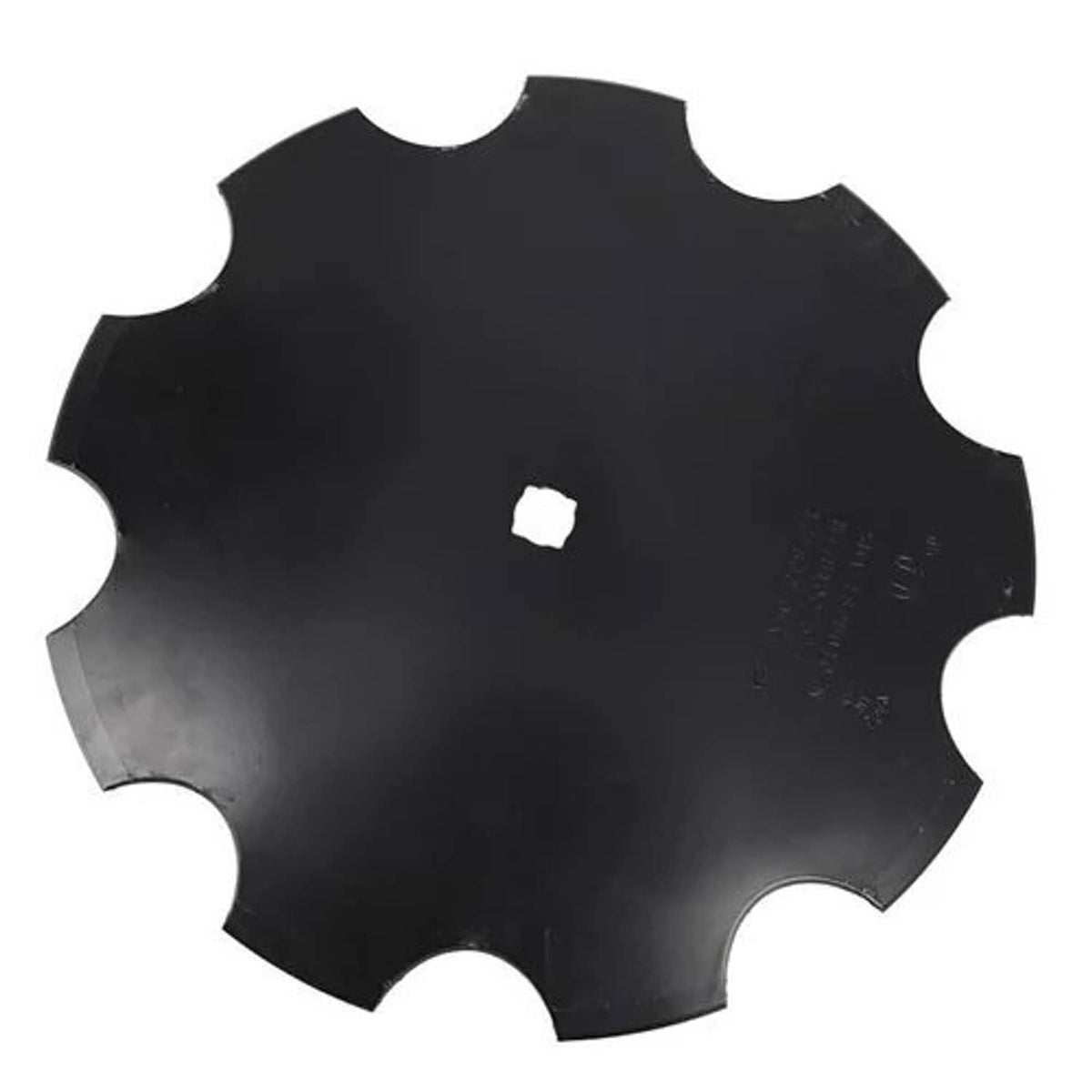Bethesda Industrial Disc Blade 18" Notched Edge 9 Gauge 7/8" Square x 1" Round