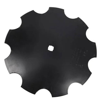 Bethesda Industrial Disc Blade 18" Notched Edge 9 Gauge 7/8" Square x 1" Round