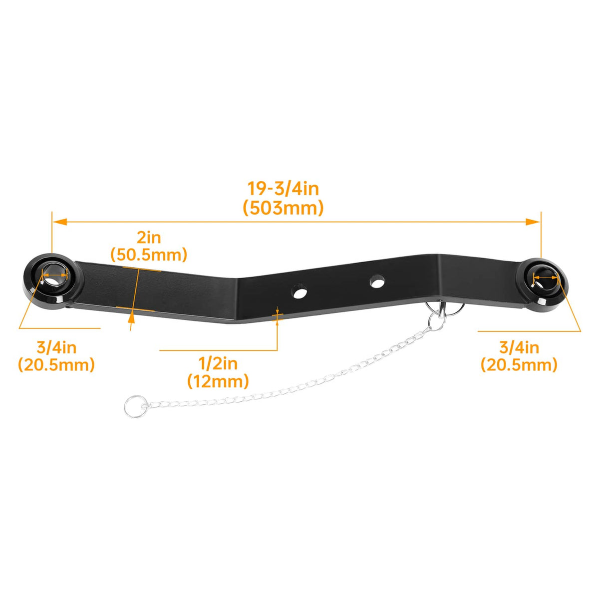 Bethesda Industrial #159332 Lift Arm Category 1 For Kubota B-Series 3-Point Hitch Powder Coated