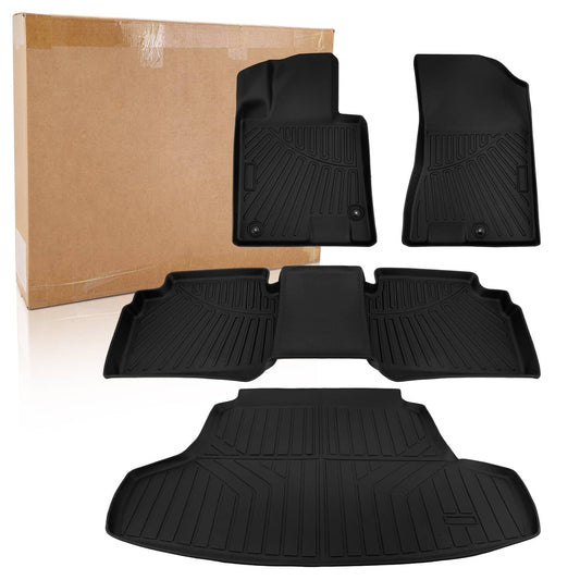 Bethesda Industrial Full Set Floor Mats & Cargo Liner Fit for 2021-2025 Kia K5 FWD / Hyundai Sonata