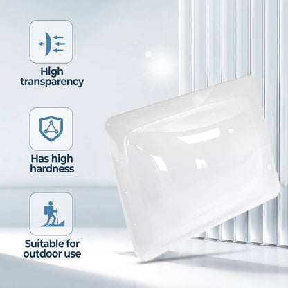 Bethesda Industrial For RV Camper Truck Skylight Cover Outer Dome Bubble Top Roof 18" x 26" Clear