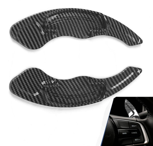 Bethesda Industrial Twill-Weave "Carbon" Style Steering Wheel Paddle Shift For Honda Accord Civic TL