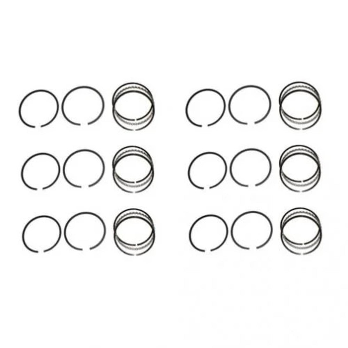Bethesda Industrial Piston Ring Set - .030" Oversize - 6 Cylinder fits Ford 6000 6100 fits Oliver