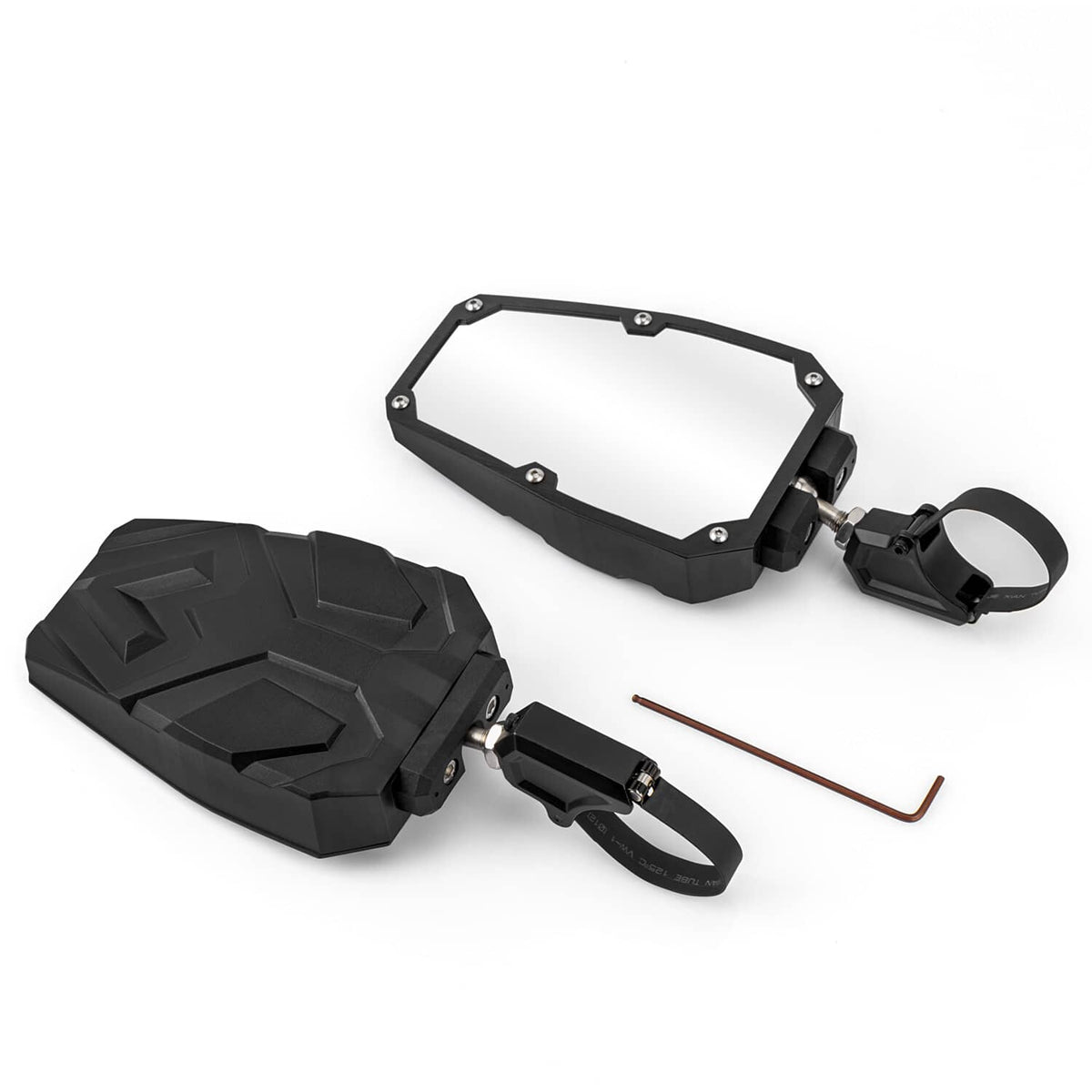 Bethesda Industrial UTV Rear View Side Mirrors 1.5"-2.0" for Polaris RZR 900 1000 Can-Am X3 Kawasaki
