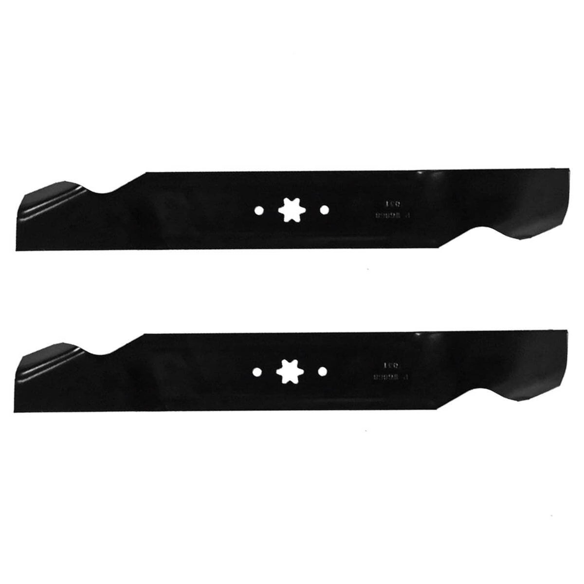 Bethesda Industrial (2) 42" Star Hole Blades compatible with Yard Machine 742-0616A