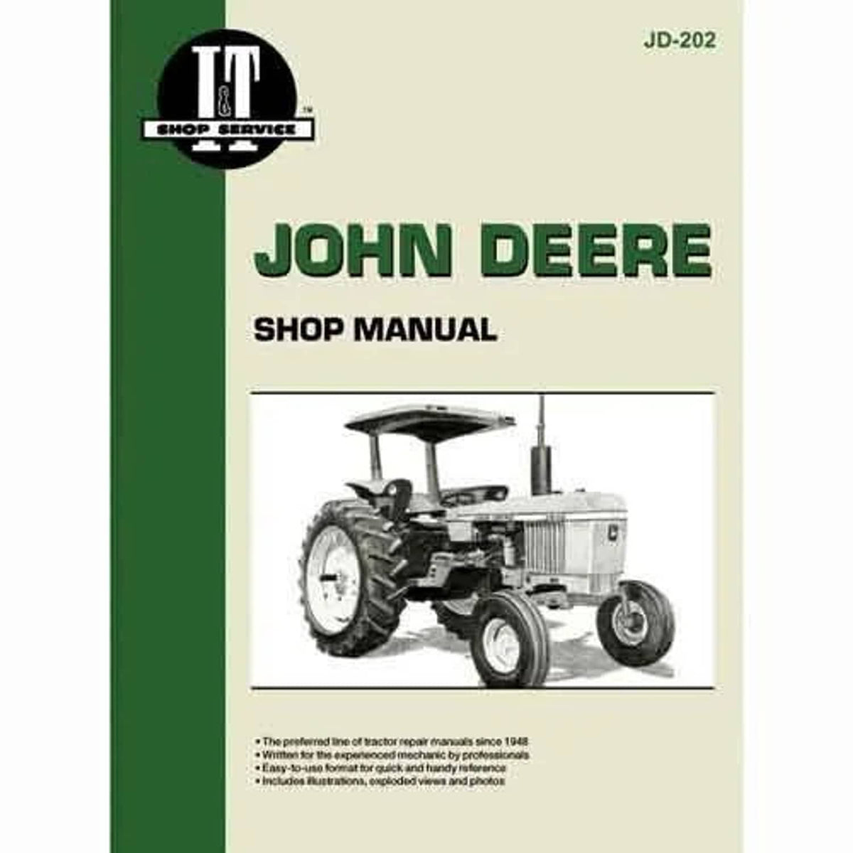 Bethesda Industrial I&T Shop Manual Collection fits John Deere 2040 2520 4040 4240 4440 4640 4840