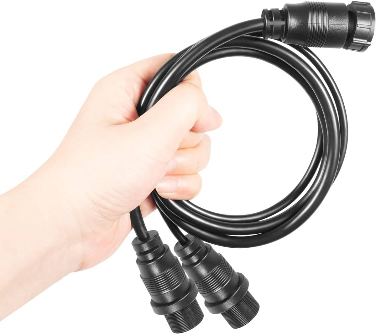 Bethesda Industrial 14 M ID SIDB Y Splitter Cable 720111-1 for Humminbird SOLIX/APEX/XPLORE 30-Inch