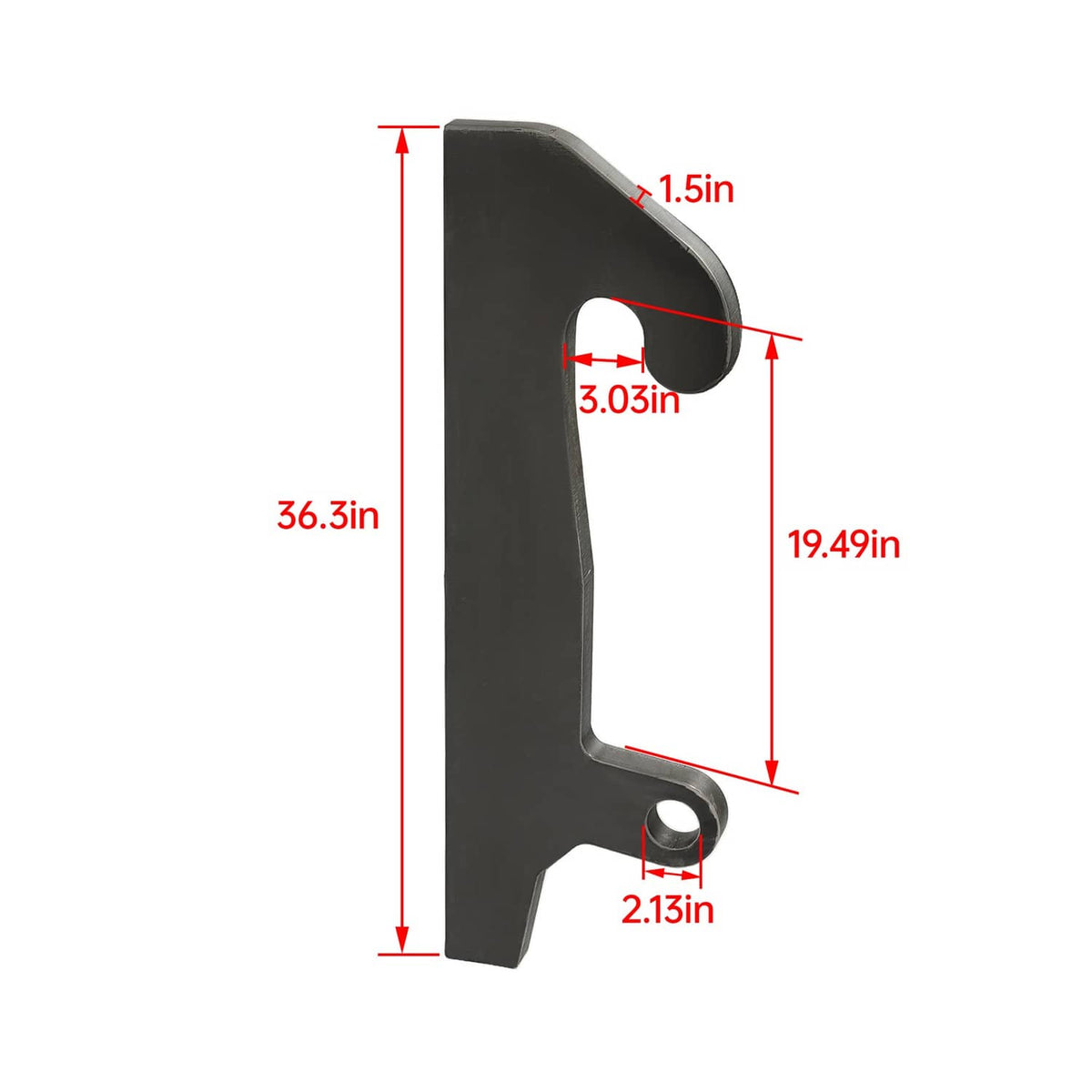 Bethesda Industrial Blank Quick Attach Loader Brackets Mounts Includes 2 Pairs of Ears For JRB 418