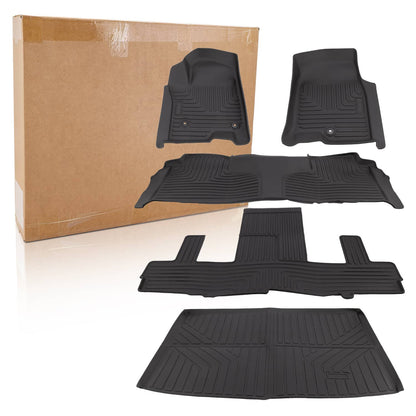 Bethesda Industrial Floor Mats w/Cargo Liner For 2021-2025 Chevrolet Suburban 2021-2025 GMC Yukon XL