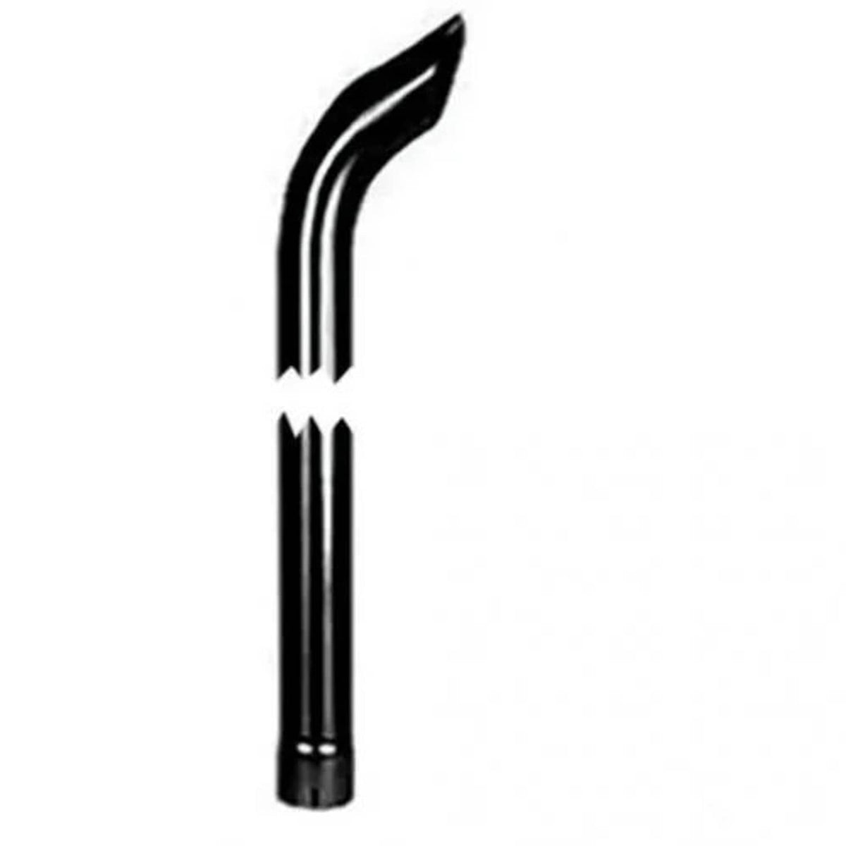 Bethesda Industrial Exhaust Stack - 4" x 96" Curved Black