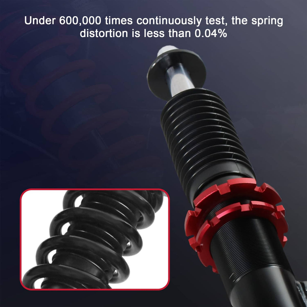 Bethesda Industrial Coilover Struts FOR VW MK5 MK6 GOLF/JETTA 06-14 Suspension Spring KIT Adj Height