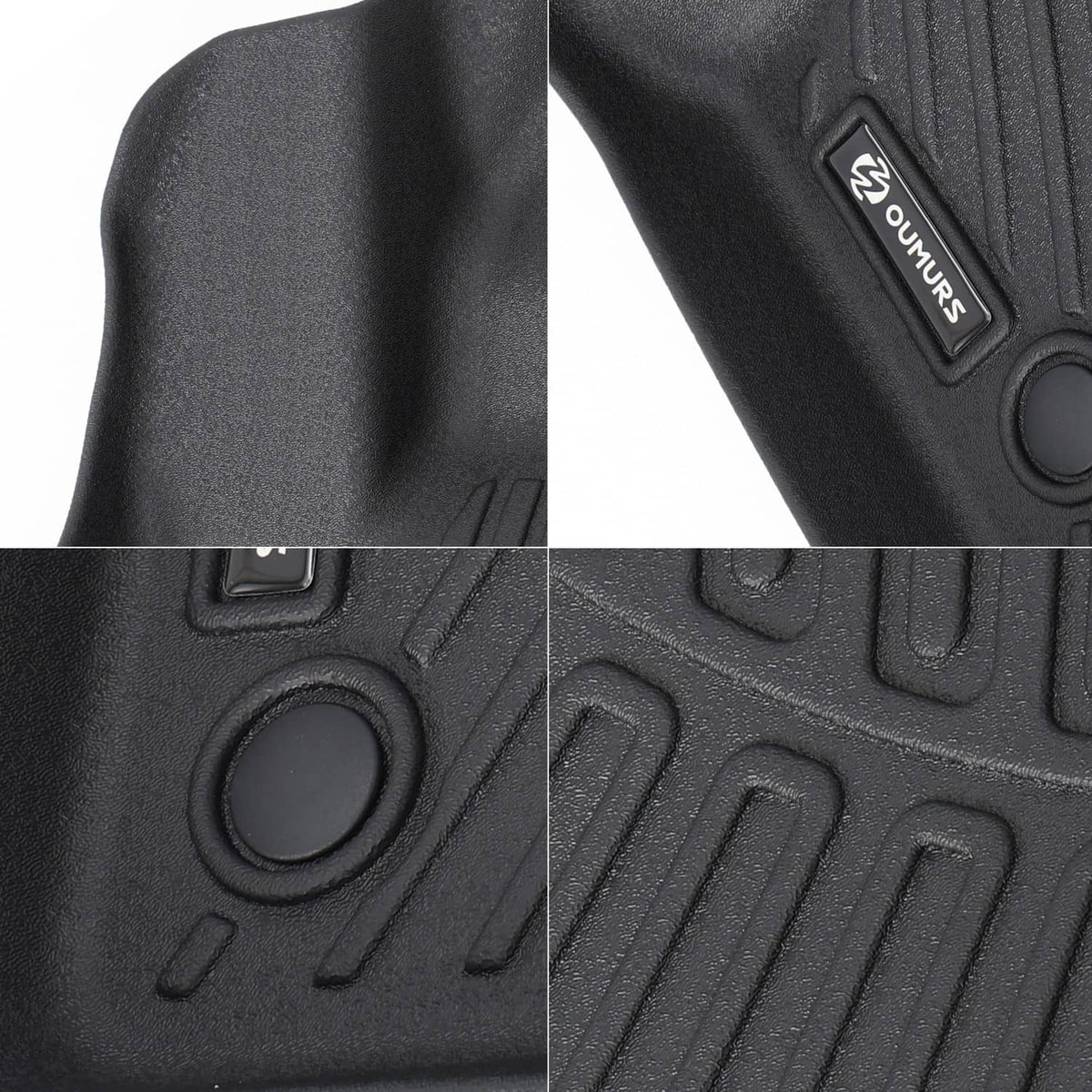Bethesda Industrial All Weather Floor Mats & Cargo Liner Black For Ford Fusion Non Hybrid 2017-2020