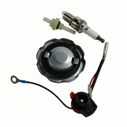 Bethesda Industrial For Honda GX270 GX240 Recoil Carburetor Spark Plug Ignition Coil Air Filter Kit
