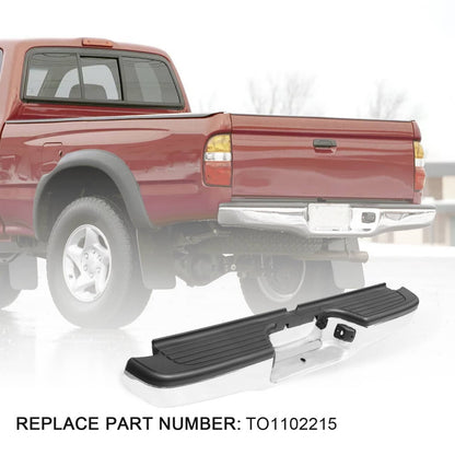 Bethesda Industrial Complete Steel Rear Step Bumper Assembly For Toyota Tacoma 1995-2004 Chrome