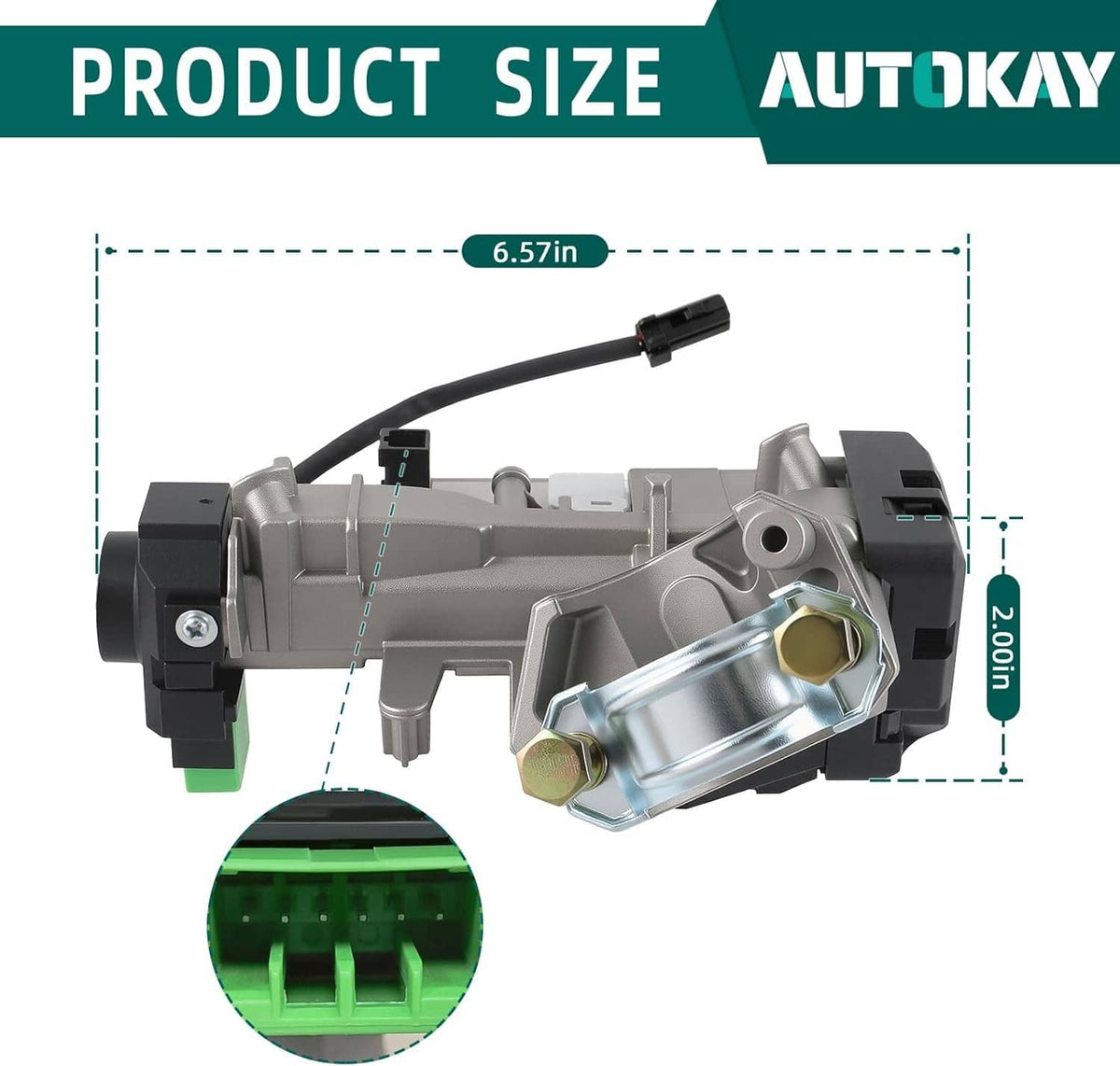Bethesda Industrial Ignition Switch Cylinder Lock Auto Trans For 2003-2007 Honda Accord w/ 2Keys