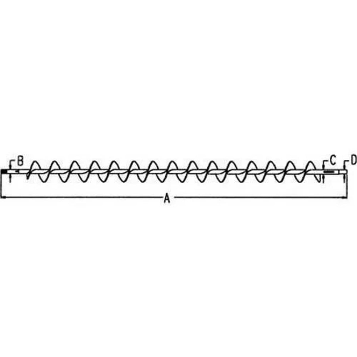 Bethesda Industrial Lower Tailings Return Auger fits John Deere 7720 7721 LAJR7720 AH93663