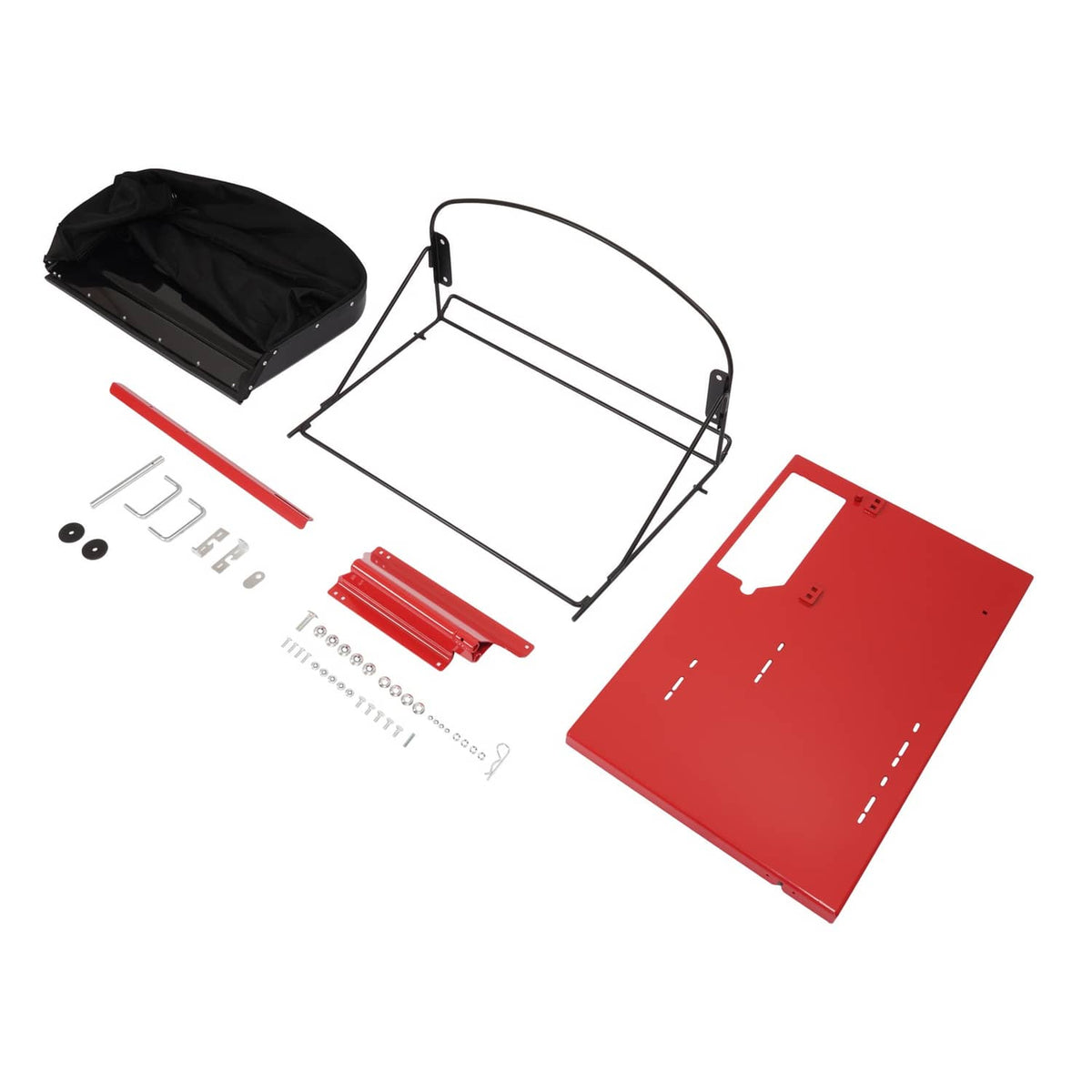 Bethesda Industrial Side Mount Catcher For Universal Red+Black Powder Coated Grass Catcher Frame