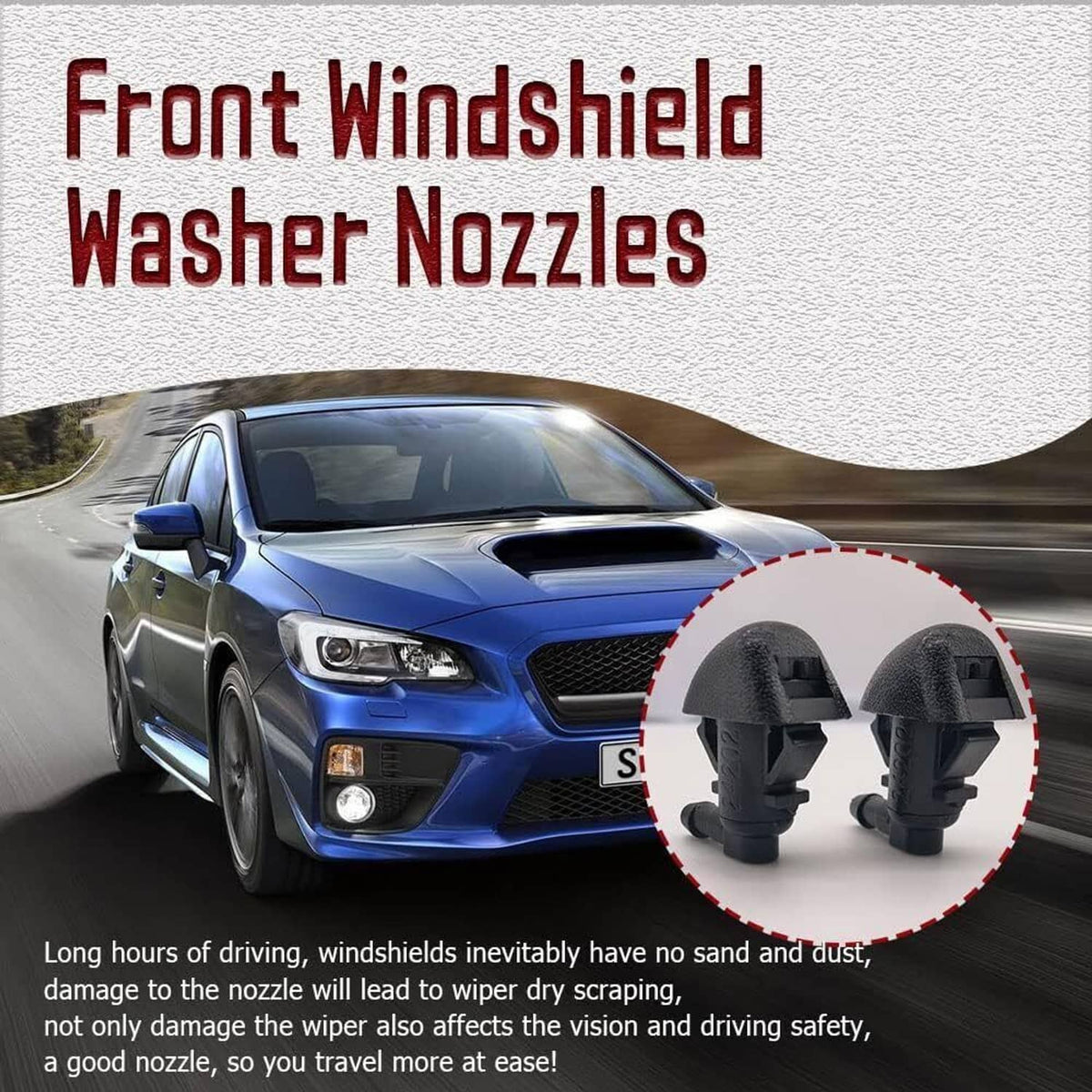 Bethesda Industrial Windshield Hood Nozzle Wiper Spray Kit For Honda Pilot 2009-2015 76810-SZA-A01ZA