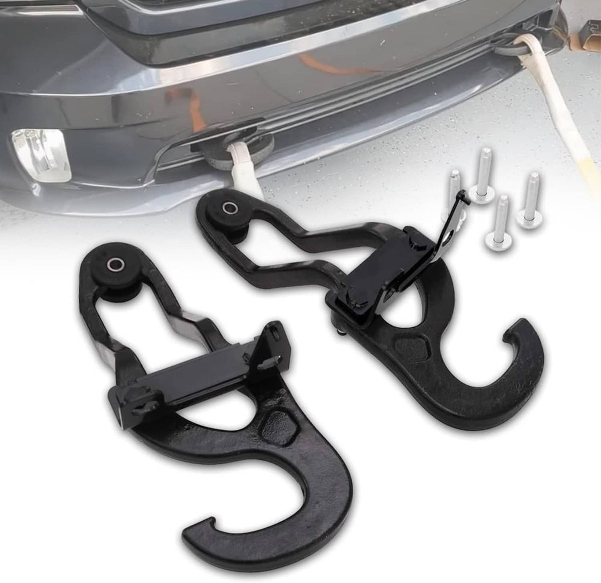 Bethesda Industrial New Front Tow Hooks Heavy Duty for 2009-2019 Dodge Ram 1500 #82210967 68196982AA