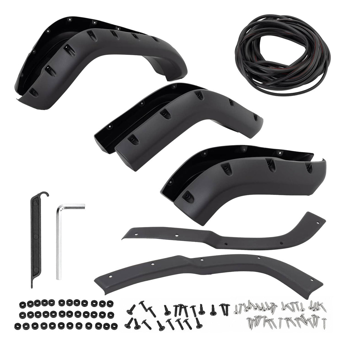 Bethesda Industrial Front & Rear Fender Flares For Jeep Cherokee XJ(4DR) Sport Utility 1984-2001