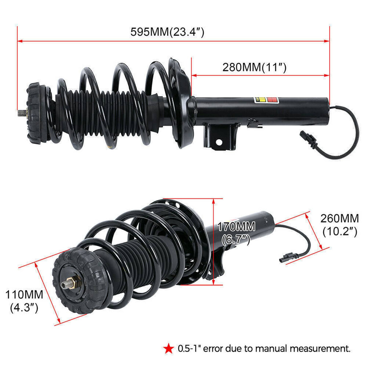 Bethesda Industrial 2x Front Suspension Strut Assys w/ Electric for 2013-2019 Cadillac XTS 84677093