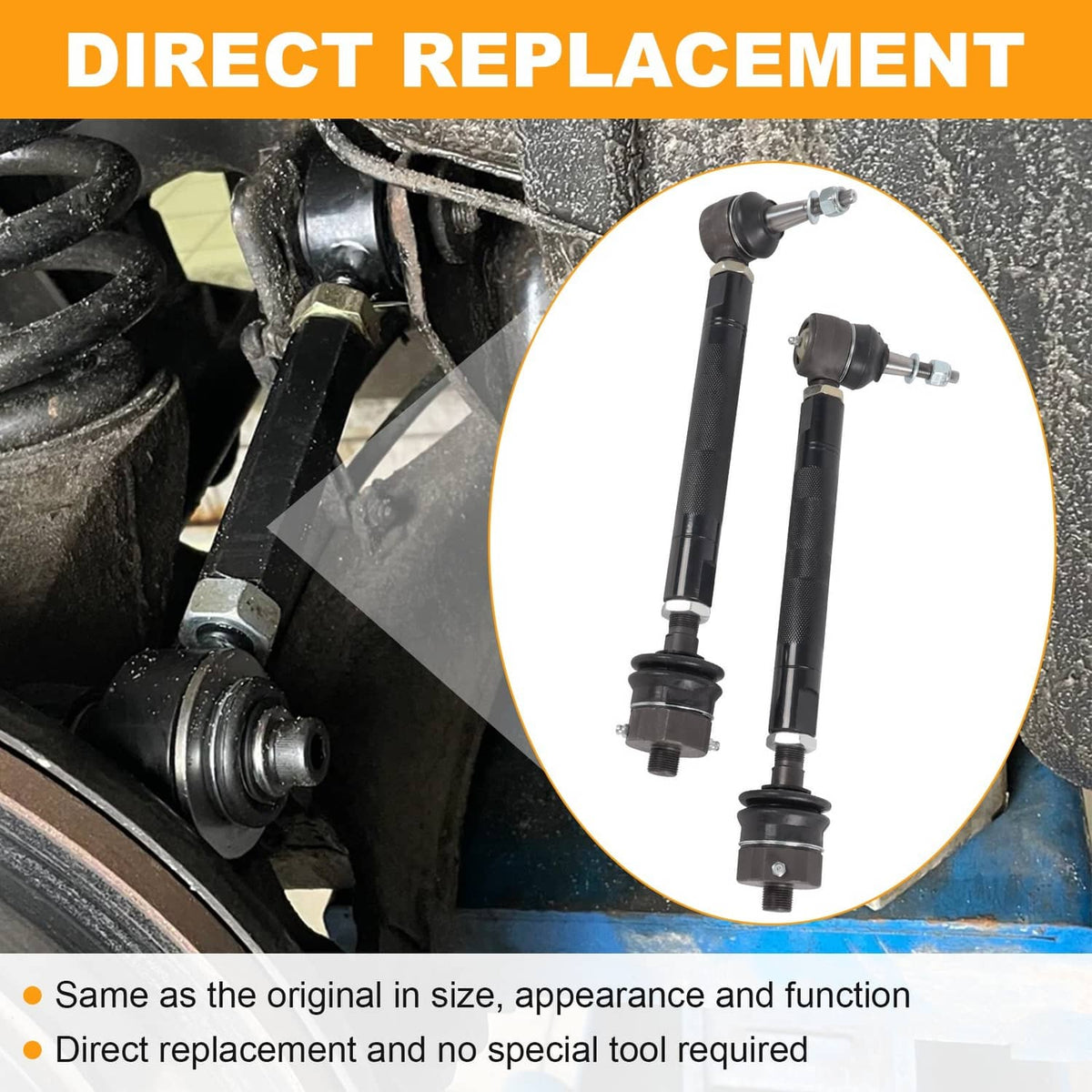 Bethesda Industrial Heavy Duty Tie Rod Ends Kit For Silverado Sierra 2500HD 3500HD 11-24 2K780101